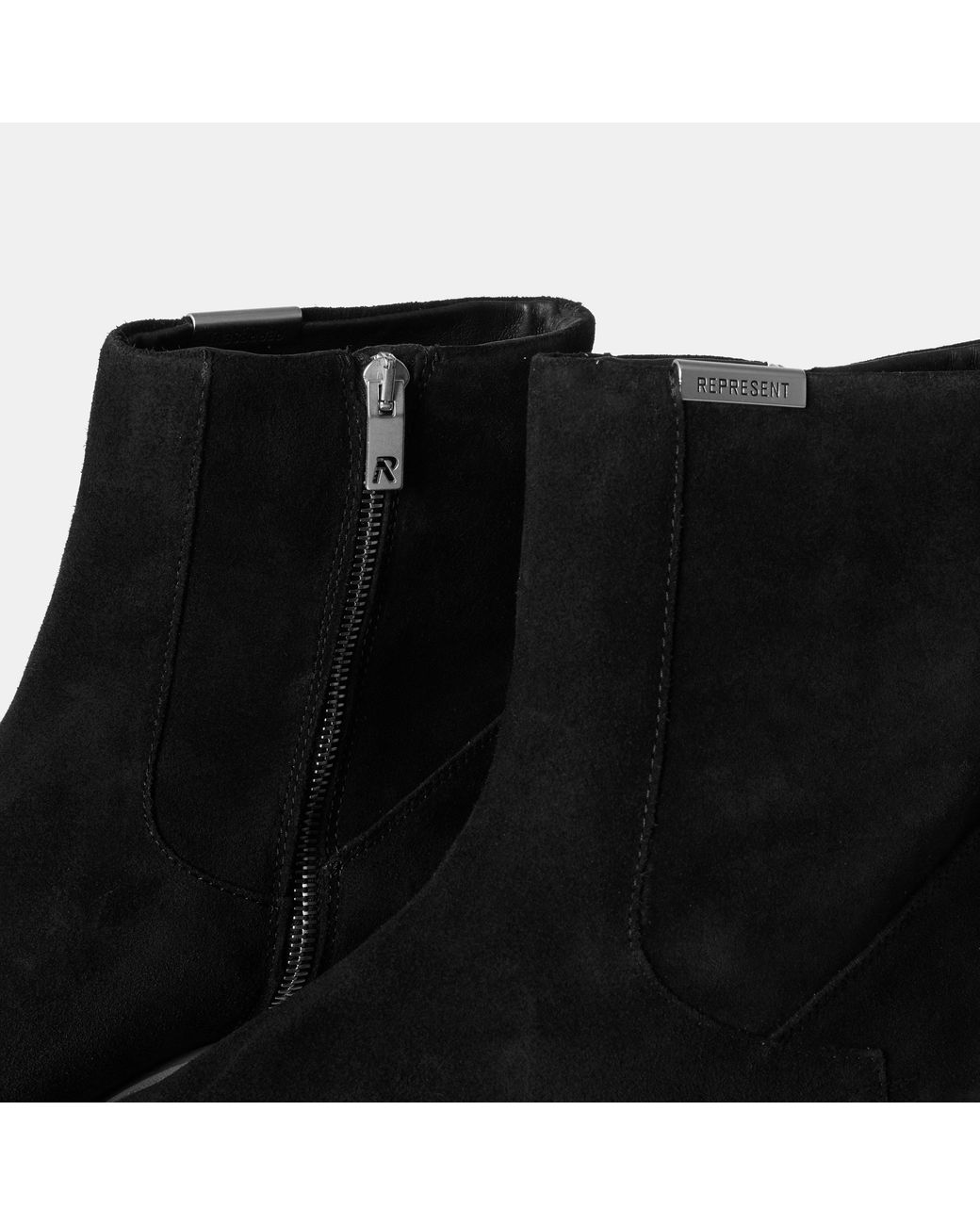 Represent Black Chelsea Boots for men