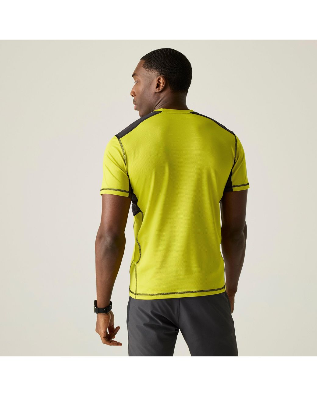 Regatta Yellow Virda Lightweight T-Shirt for men