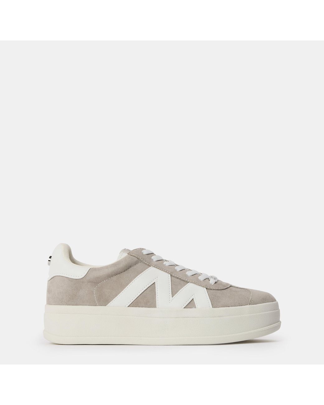 Steve Madden White Opponent Low Top Trainers