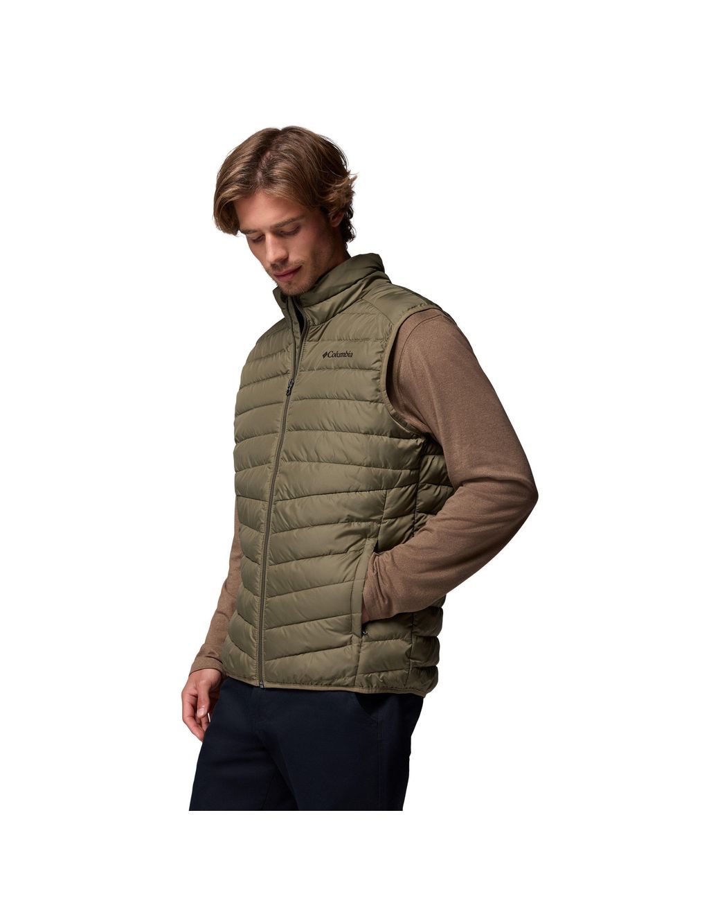 Columbia Green Foster Falls Vest for men