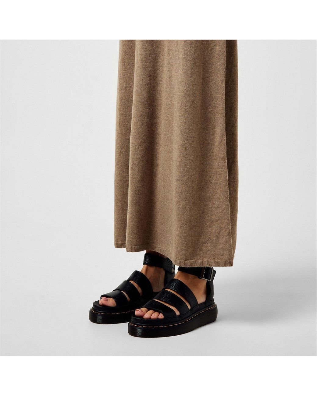 Dr. Martens Black Clarissa Sandals