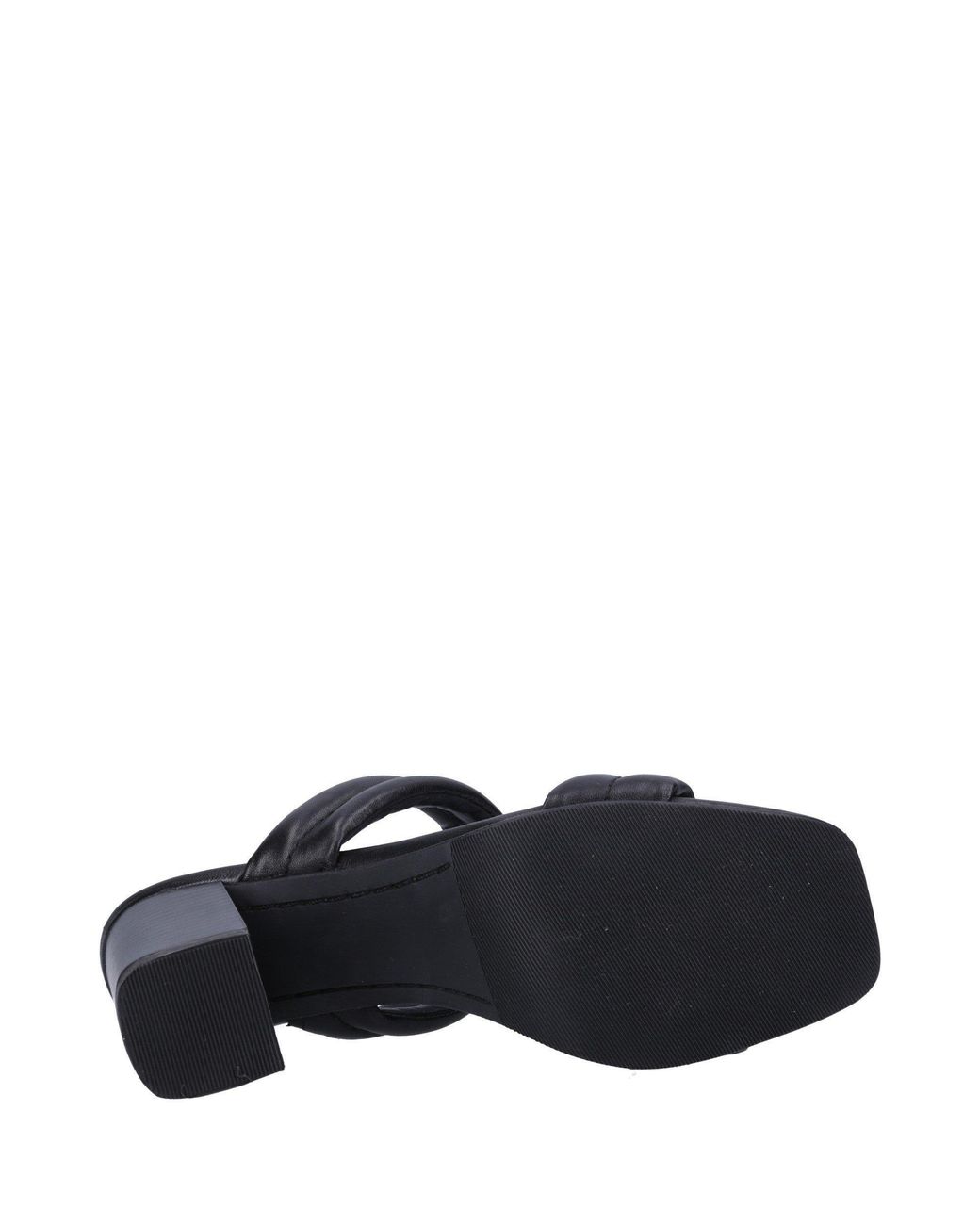 Hush Puppies Black Katie Leather Heeled Sandals