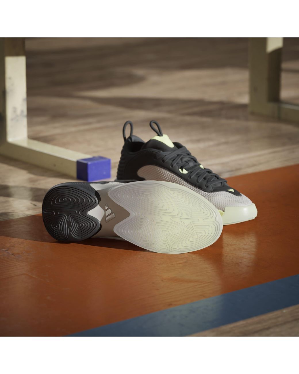 Adidas Green Exhibit Select Basketball Trainers