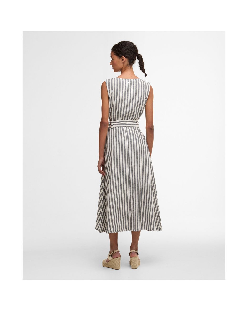 Barbour Metallic Inez Midi Dress