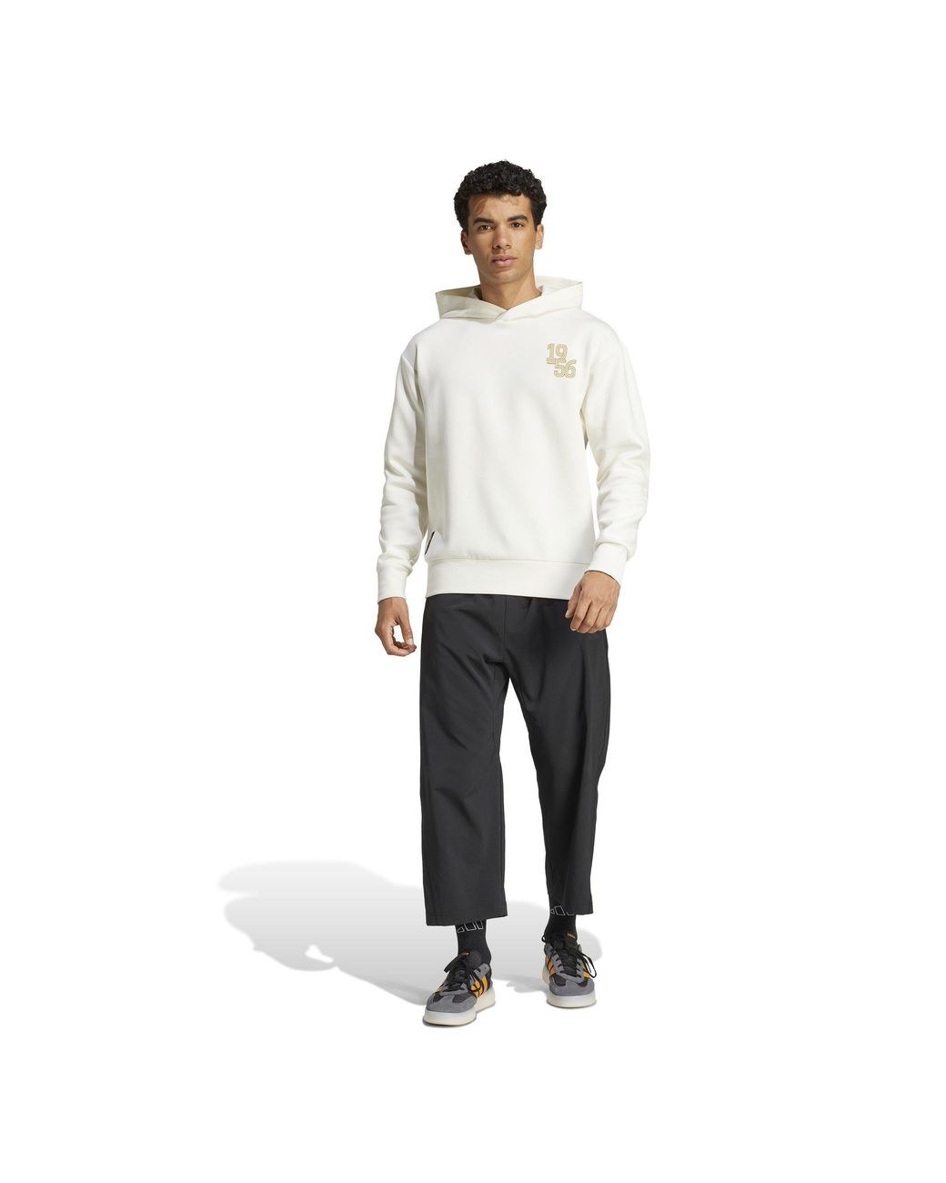 Adidas White Real Madrid Hoodie 2025 2026 for men