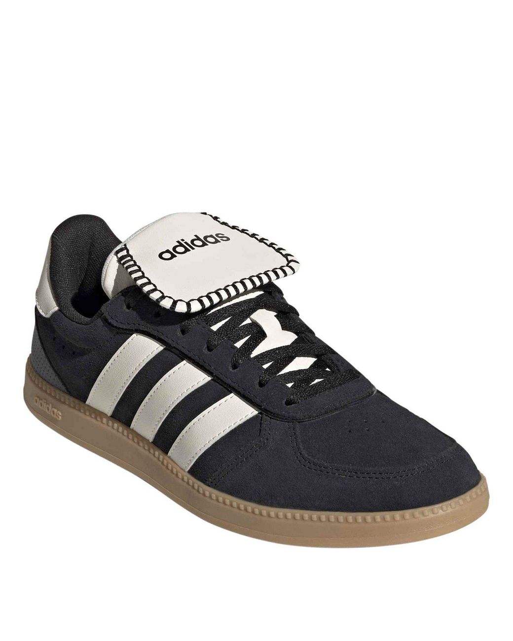Adidas Blue Breaknet Sleek Suede Low-Top Trainers