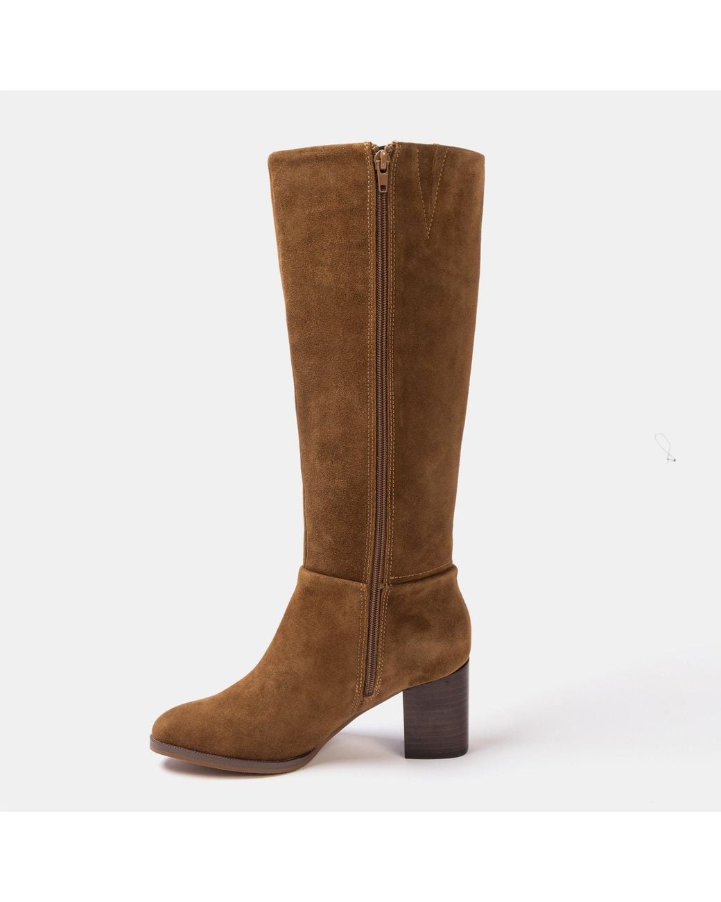 Biba Brown Suede Knee-High Boot Ladies
