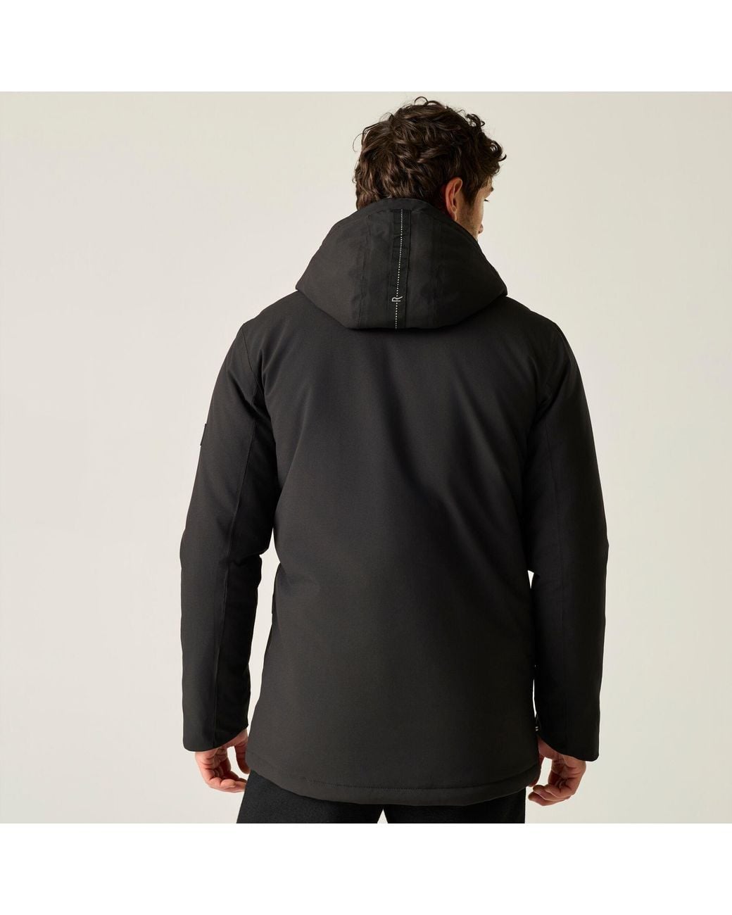 Regatta Black Baylon Waterproof Jacket for men