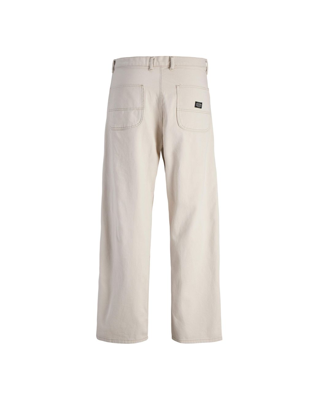 Jack & Jones Natural Owen Wide Leg Trouser for men
