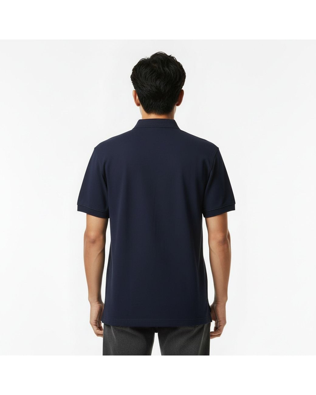 Lacoste Blue Short Sleeve Plain Shirt for men