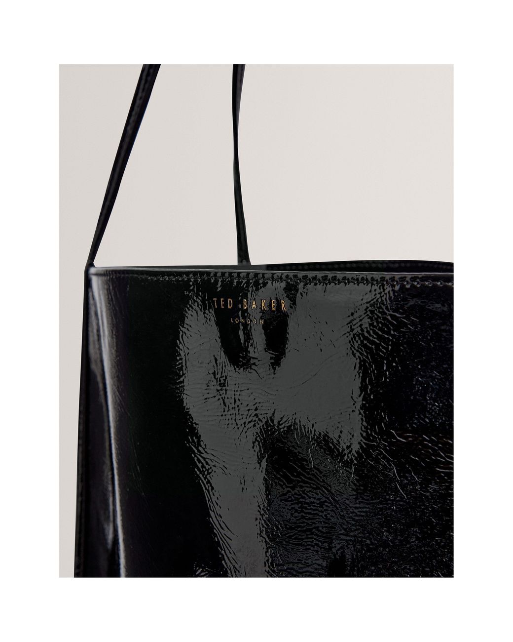 Ted Baker Black Pu Tote Bag