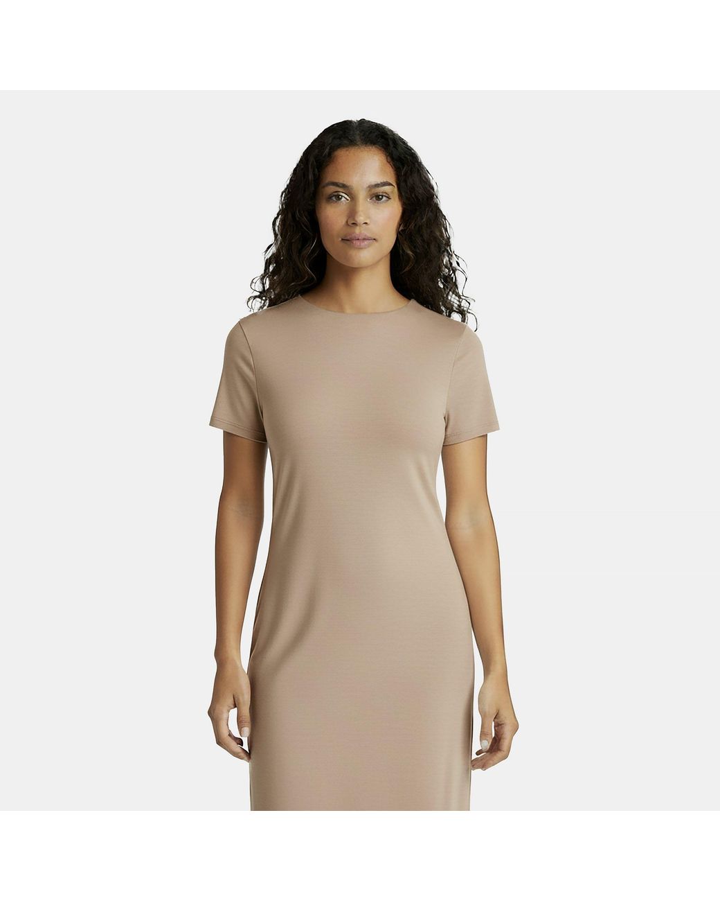 Jack Wills Natural Jw Scoop Back Maxi Dress