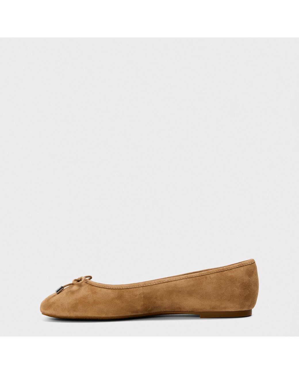 Ralph Lauren Brown Jayna Ballet Pumps