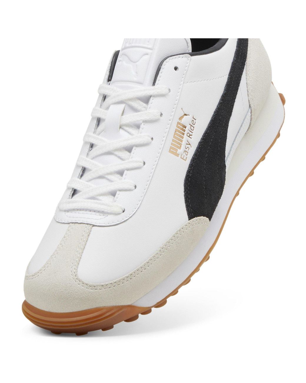 PUMA White Easy Rider Vintage Low-Top Trainers for men
