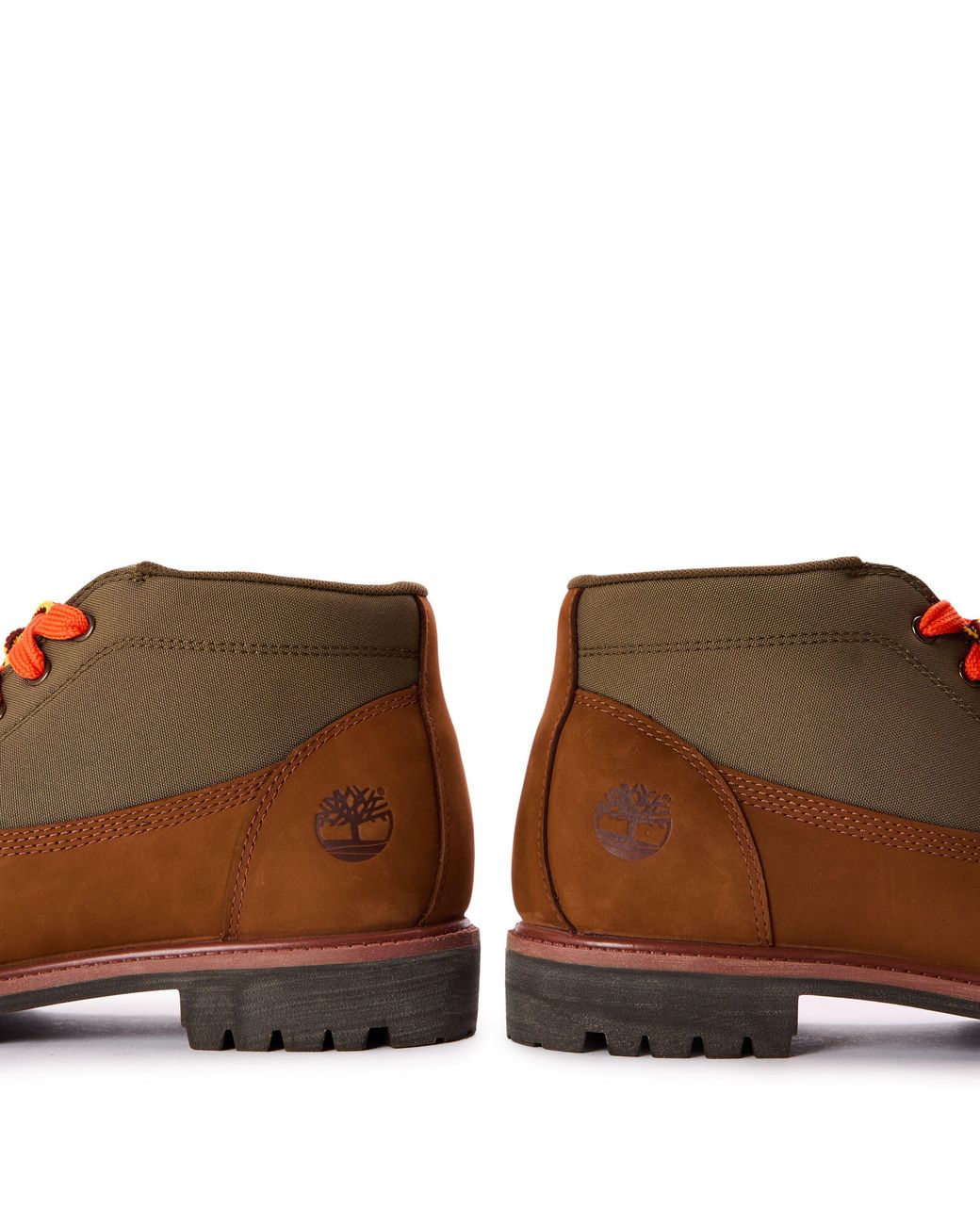 Timberland Brown Premium Mid Lace-Up Chukka Boots for men