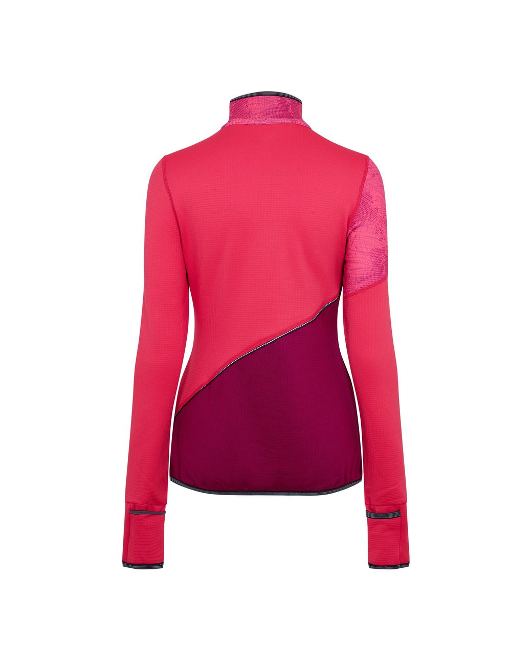 Diadora Pink Warm Up Short Sleeve Performance Gym Top