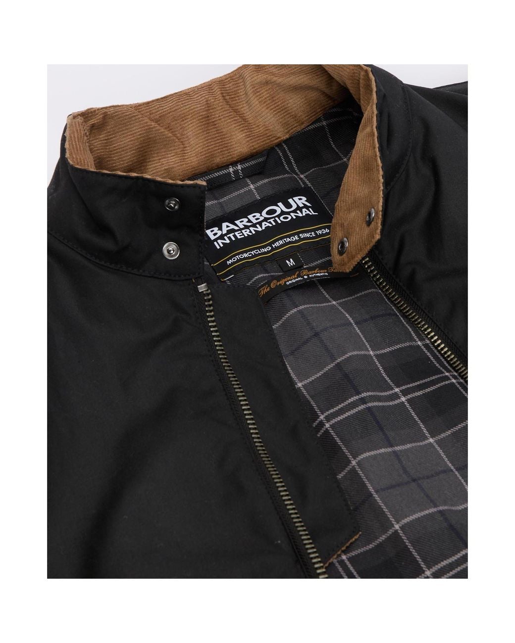 Barbour Black Chard Waxed Jacket for men