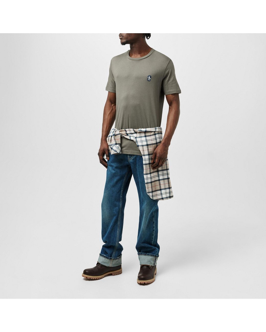 Original Penguin Green Basic T-Shirt for men