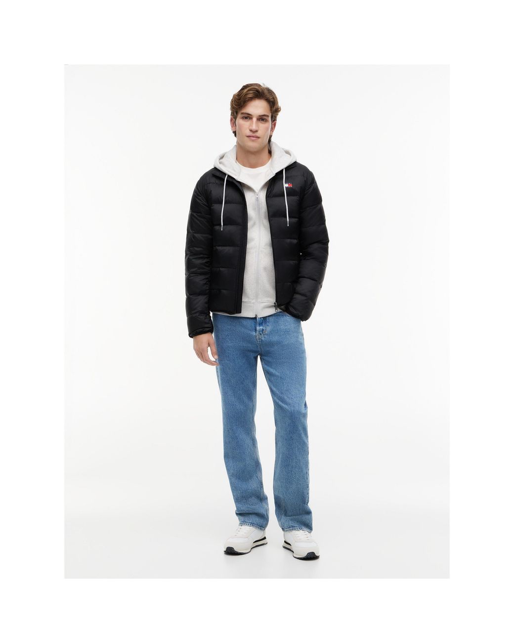 Tommy Hilfiger Black Packable Down Short-Puffer Jacket for men