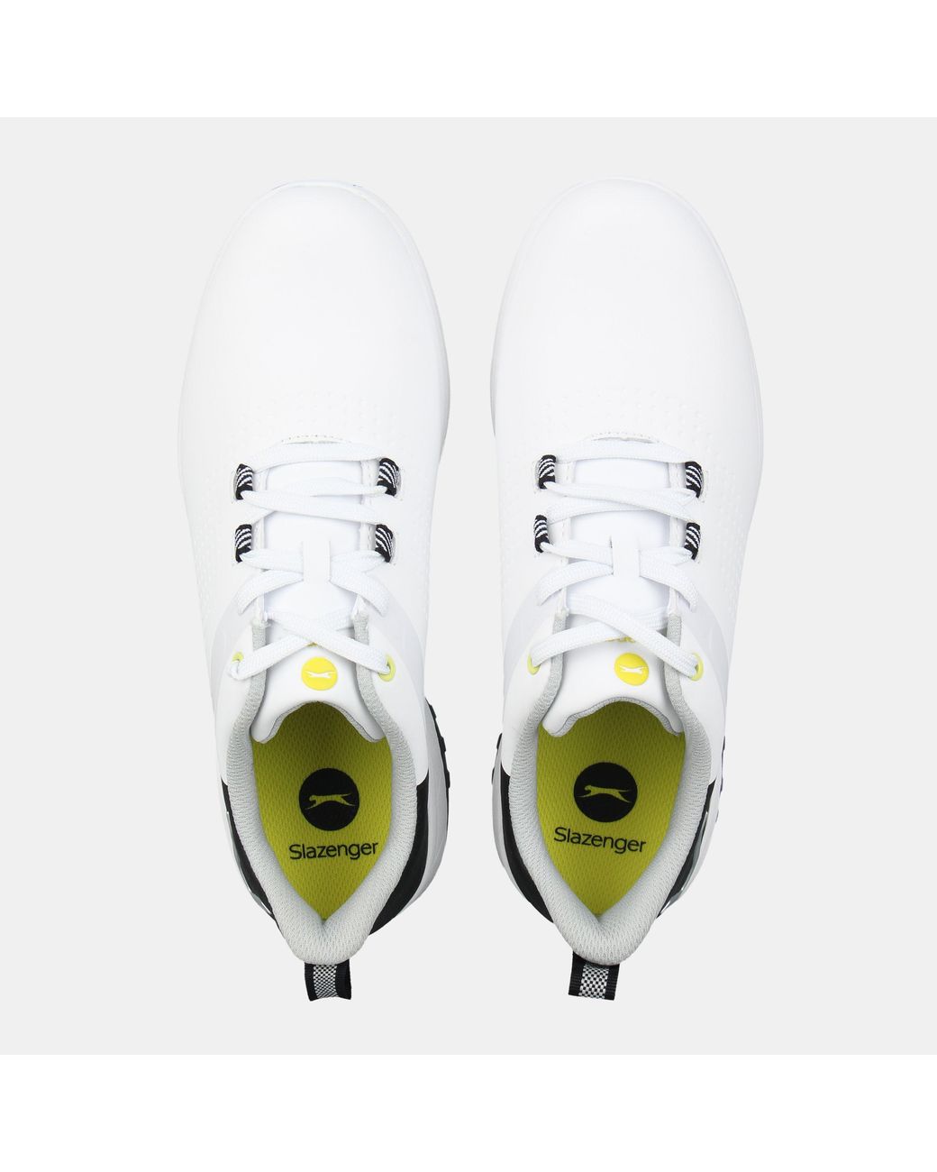 Slazenger 1881 White V Series Spiked Golf Shoes for men