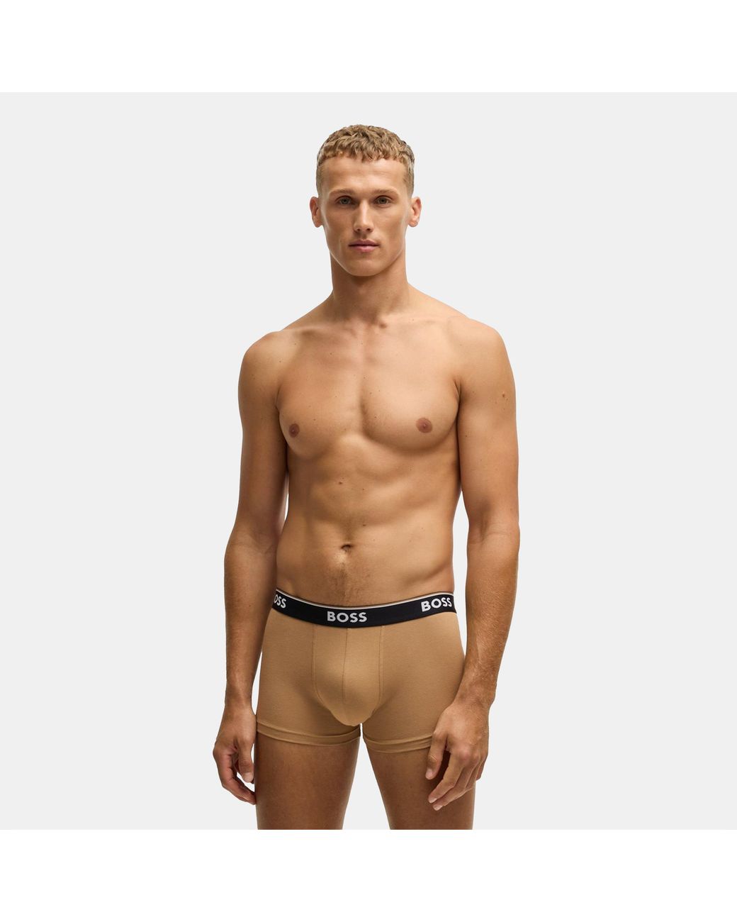 Boss Black Bodywear 3-Pack Boxer Shorts With Logo Detail for men