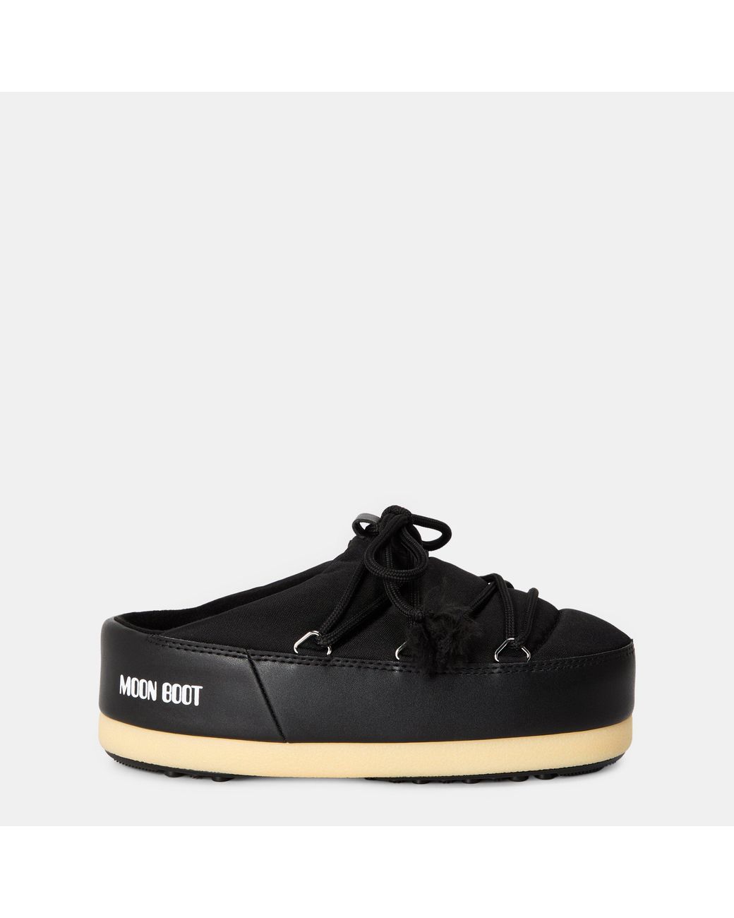 Moon Boot Black Mule Snow Boots