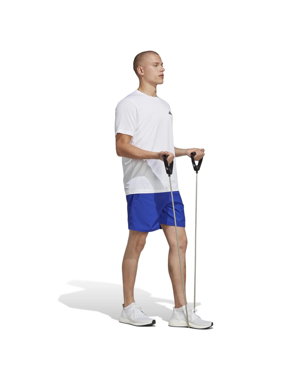 Adidas White Training Essentials Base T Shirt for men