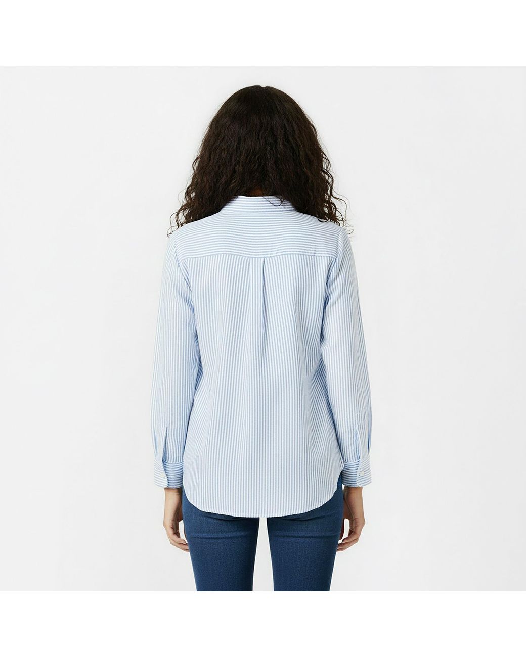 Jack Wills Blue Oversized Linen Shirt