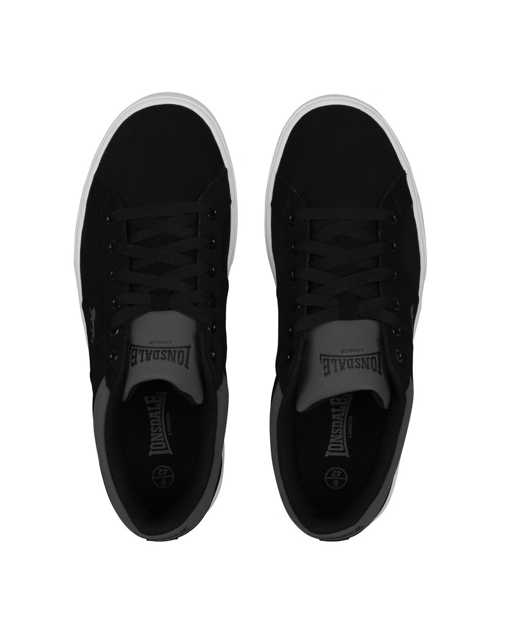 Lonsdale Black Latimer Trainers for men