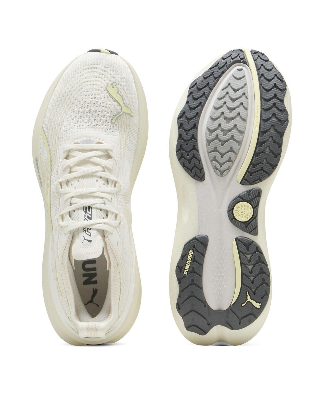 PUMA White Foreverrun Nitro 2 Everyday Stable Road Running Shoes for men