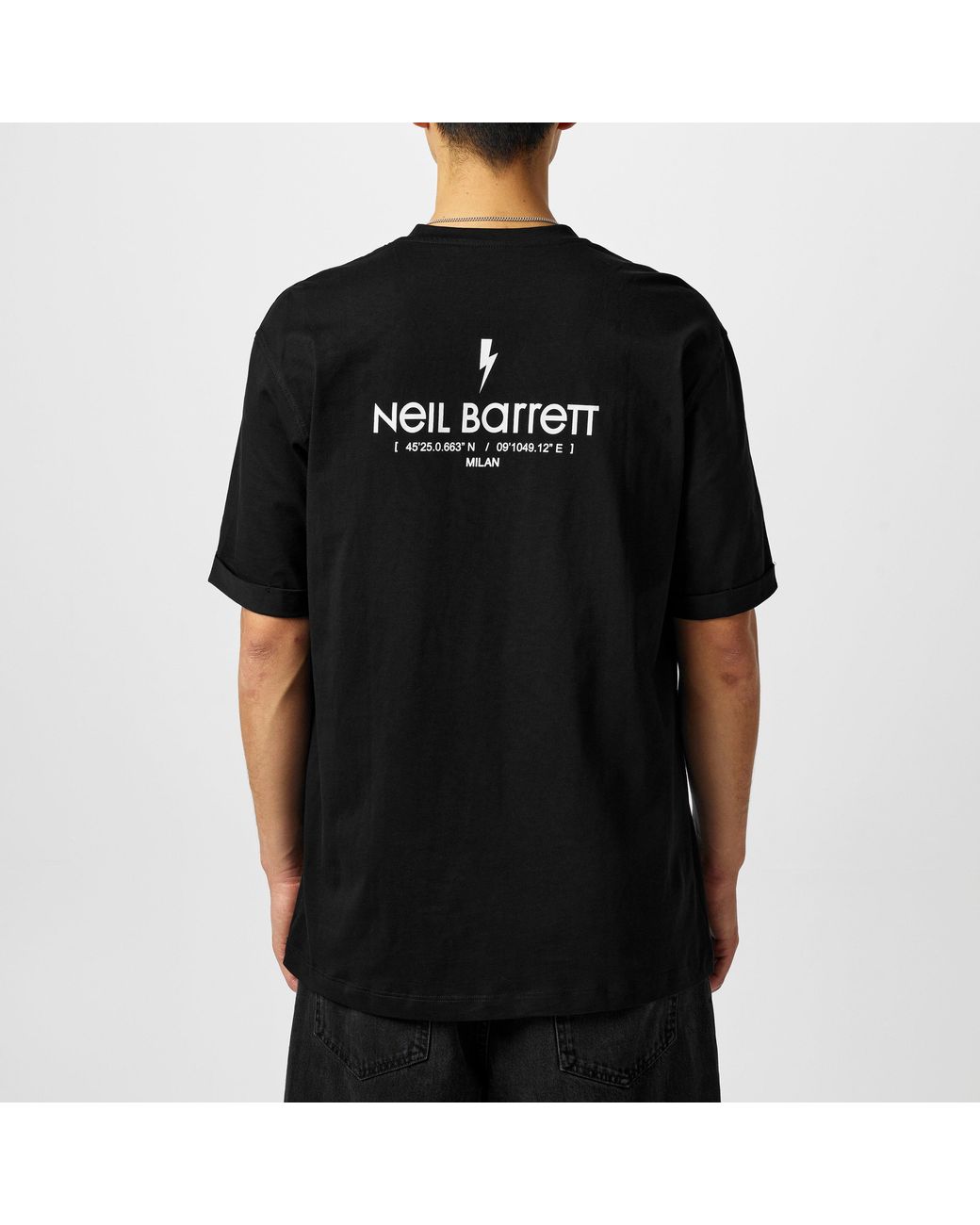 Neil Barrett Black Barrett Co-Ord T-Shirt for men