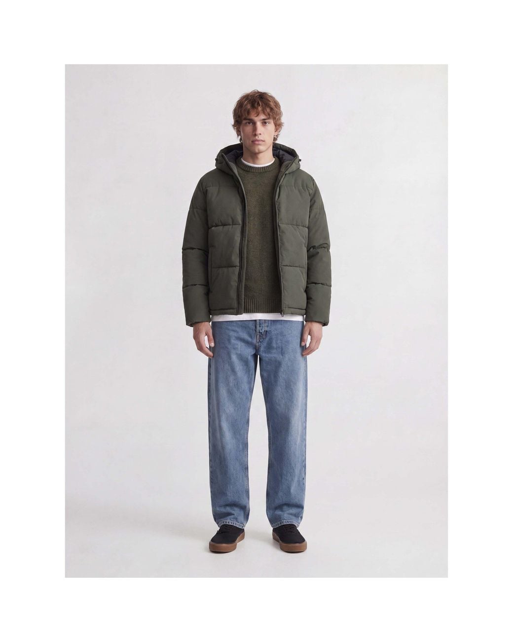 Jack & Jones Green Jack Galaxy Puf Jkt Sn64 for men
