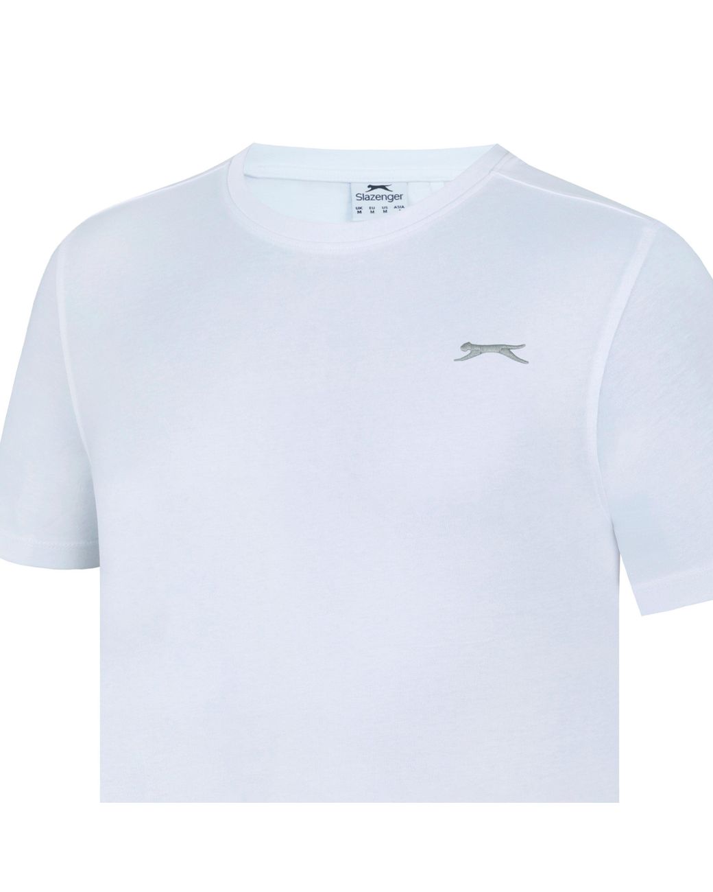 Slazenger 1881 White Plain T-Shirt for men