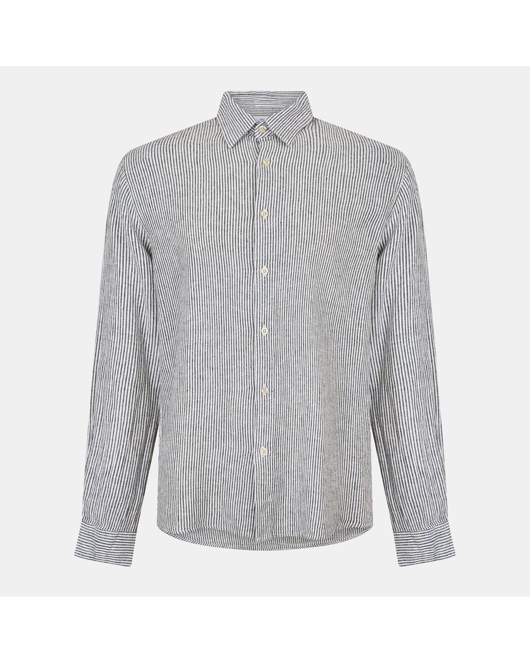 Peter Werth Gray Rascoe Long Sleeve Shirt for men