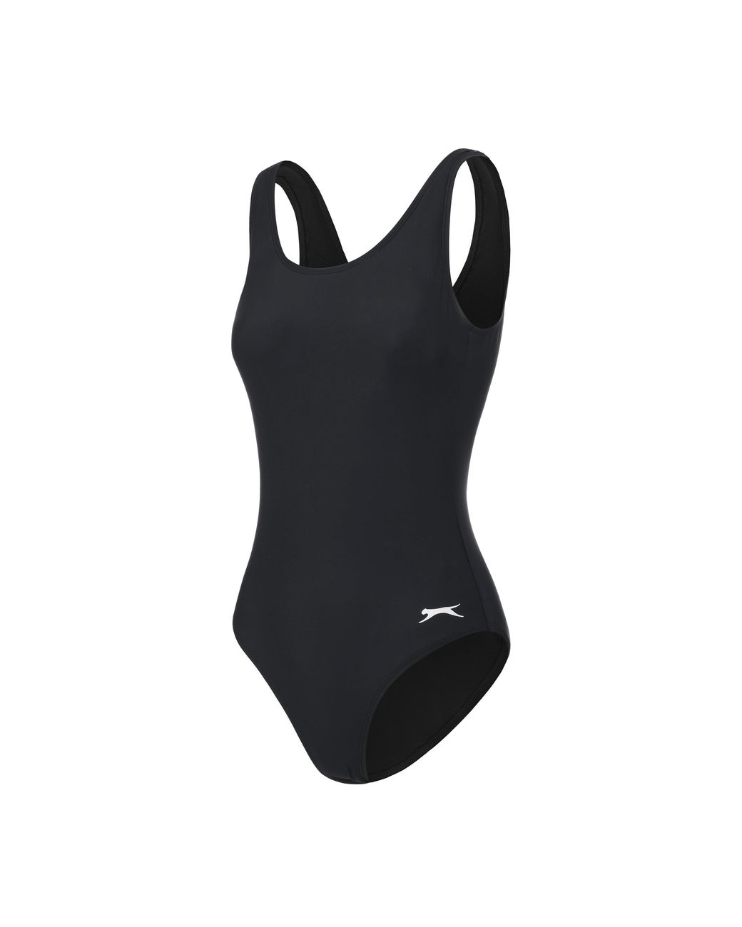 Slazenger 1881 Black Lycra Xtra Life Basic Swimsuit Ladies