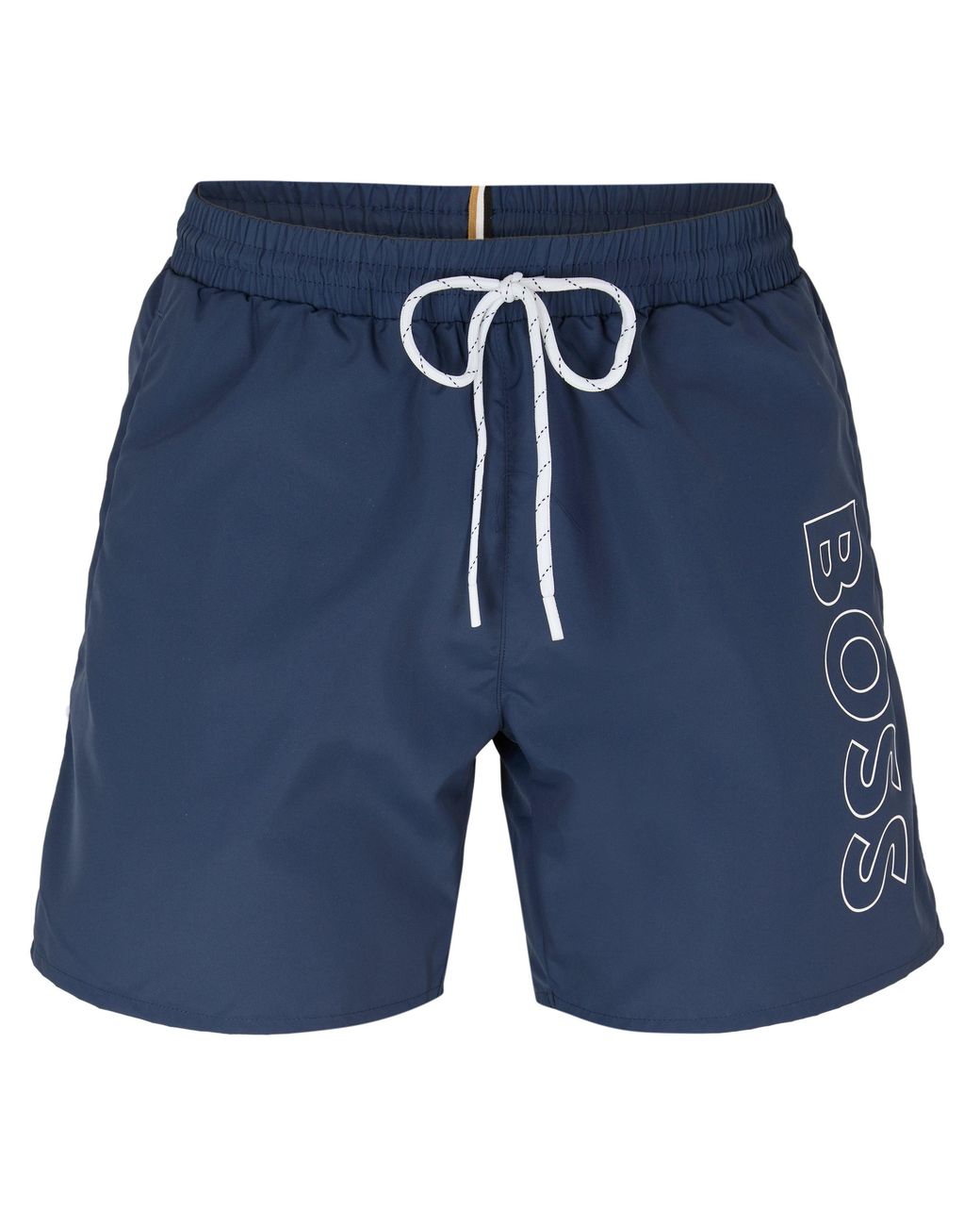 Boss Blue Swim Shorts With Logo Detail (Stormfish) for men