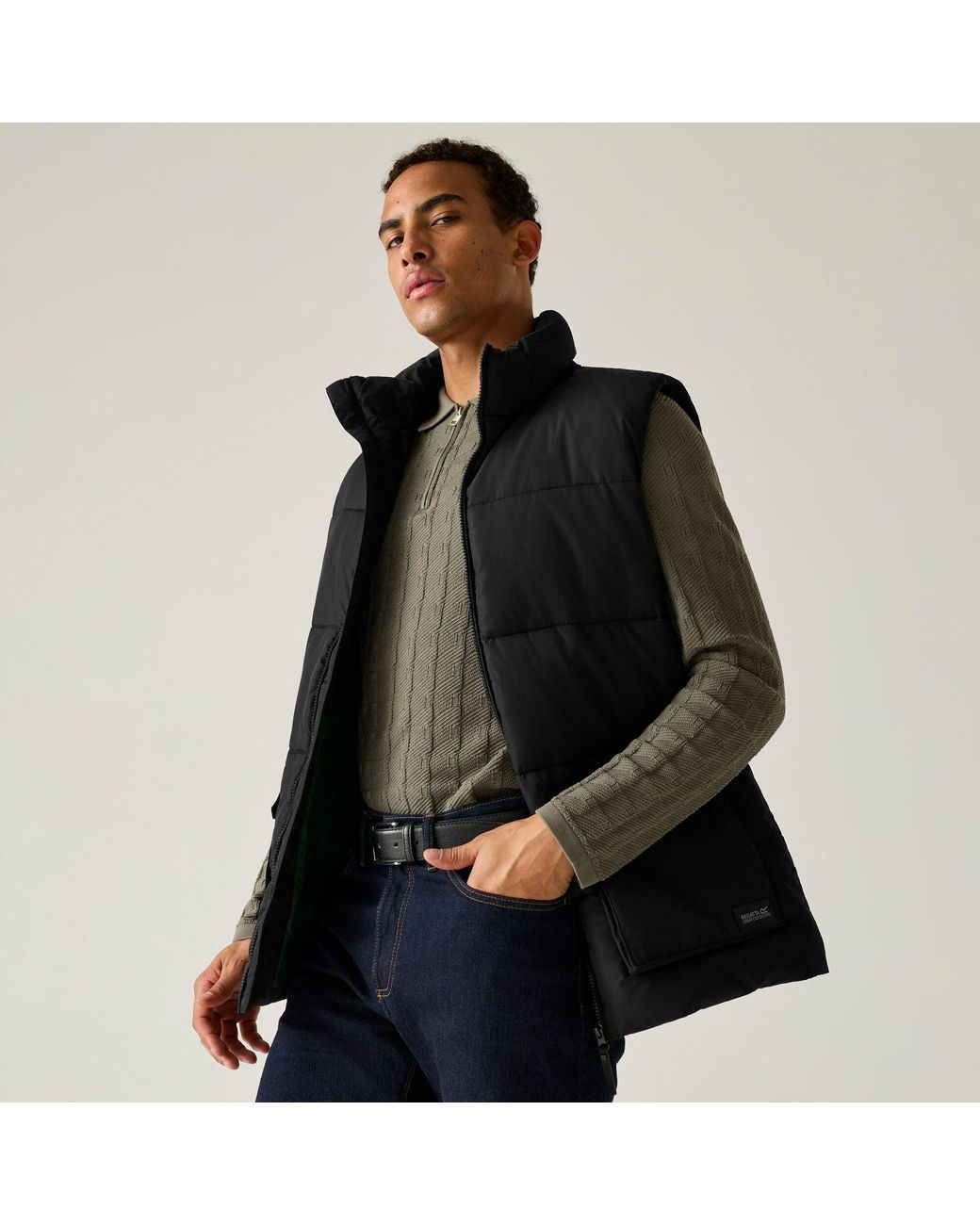 Regatta Black Marek Insulated Bodywarmer for men