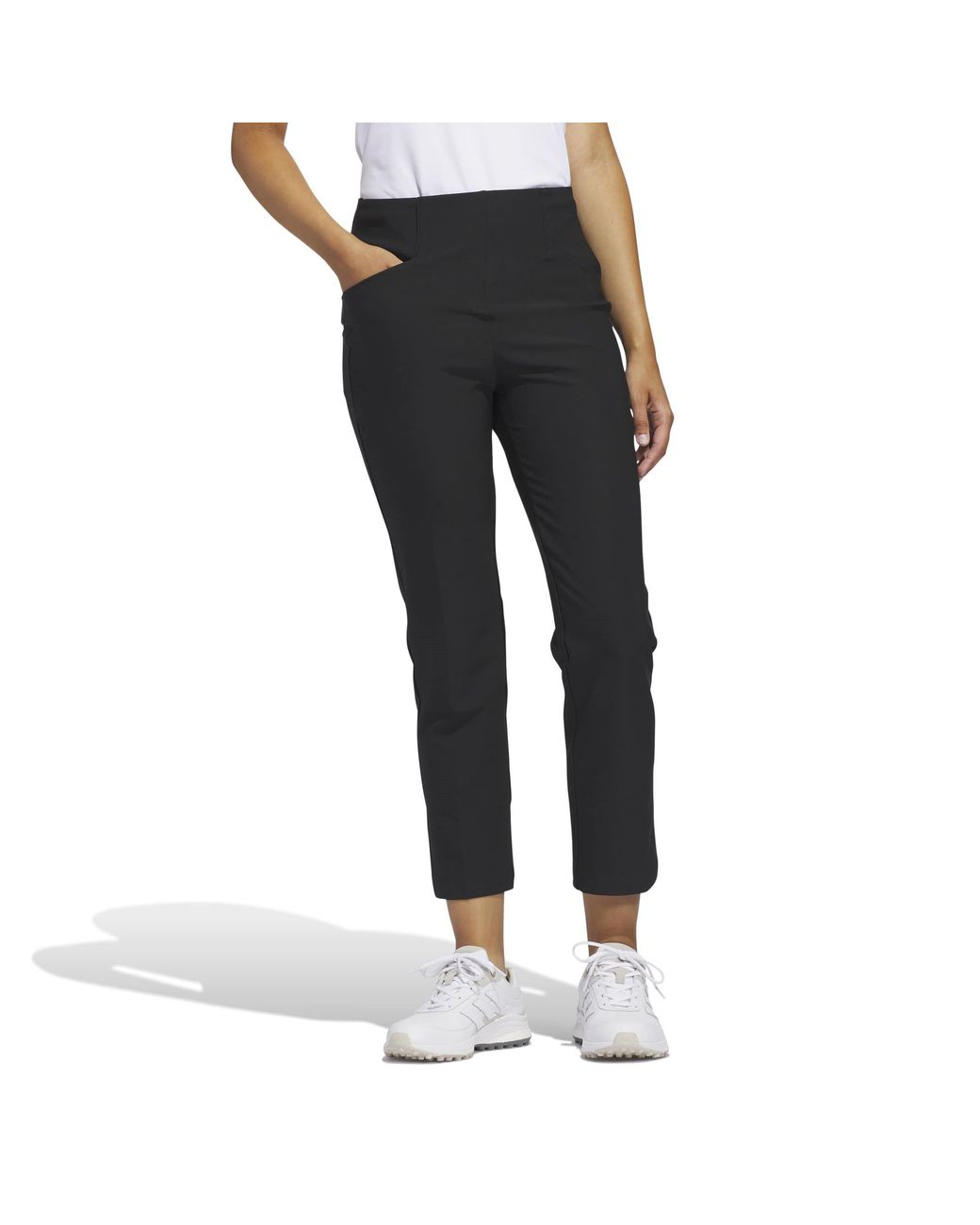 Adidas Black Pull On Ankle Pants