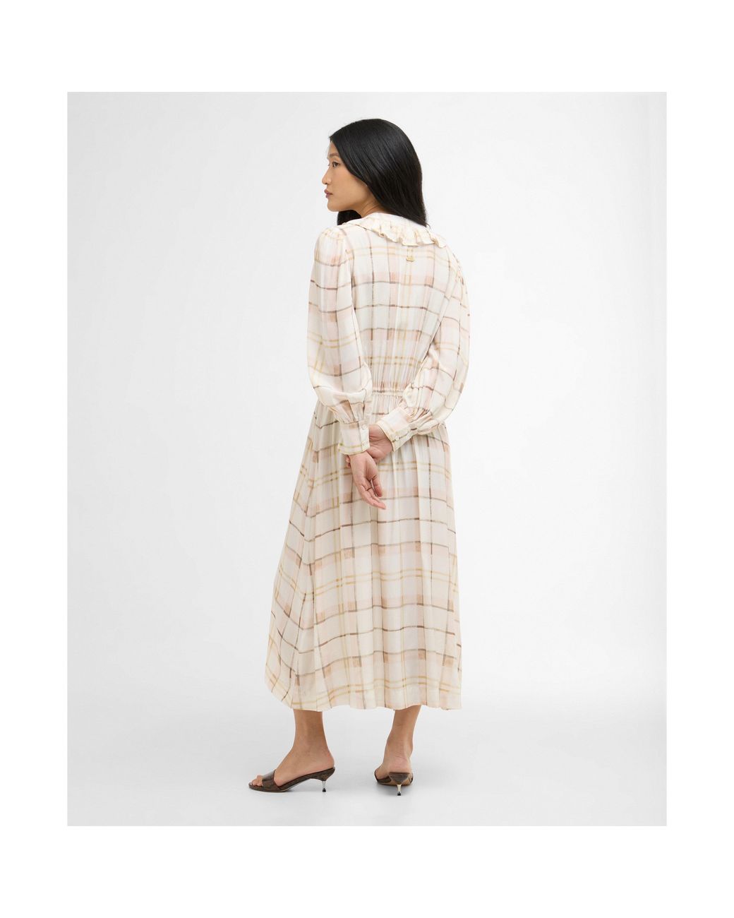 Barbour Natural Asker Midi Dress
