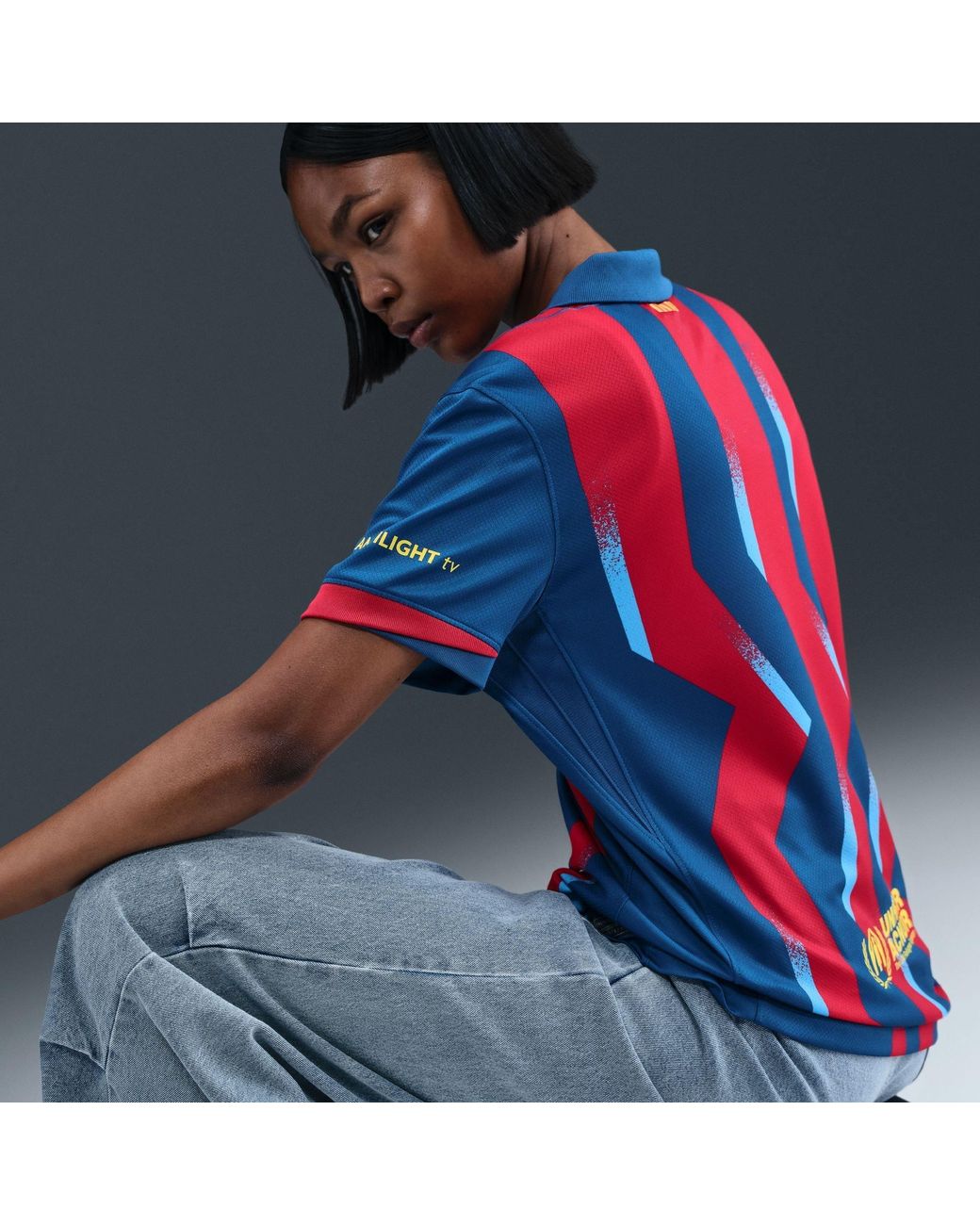 Nike Blue Fcb W Nk Df Jsy