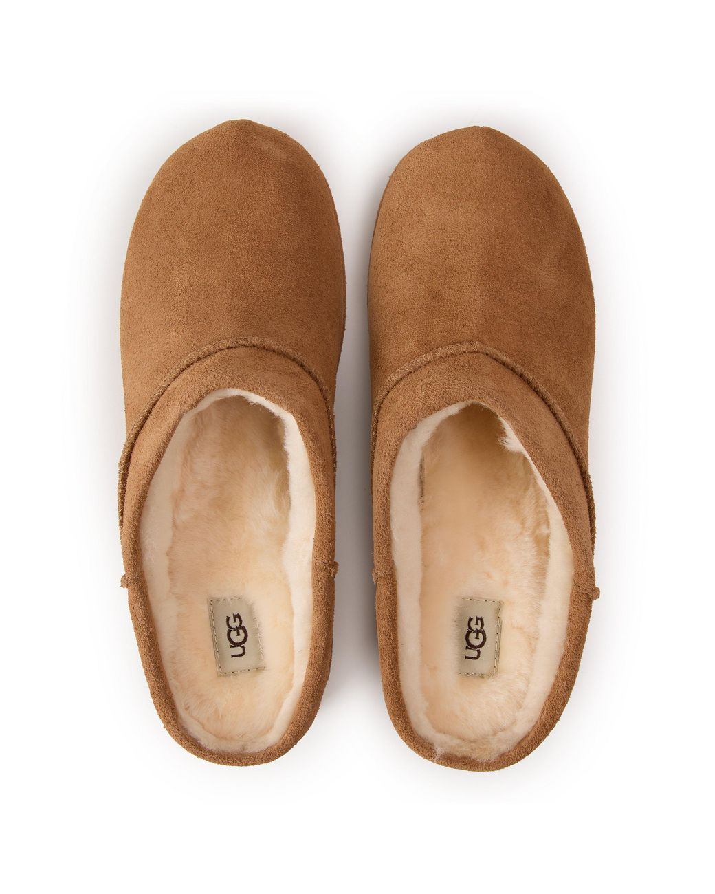 Ugg Brown Enwrap Suede Mule Slippers