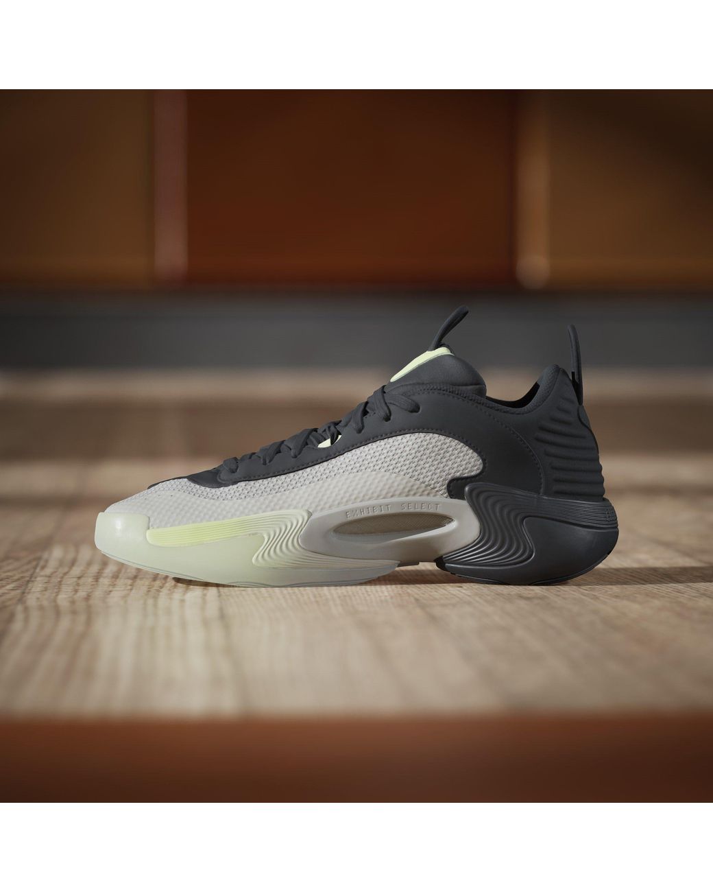 Adidas Green Exhibit Select Basketball Trainers