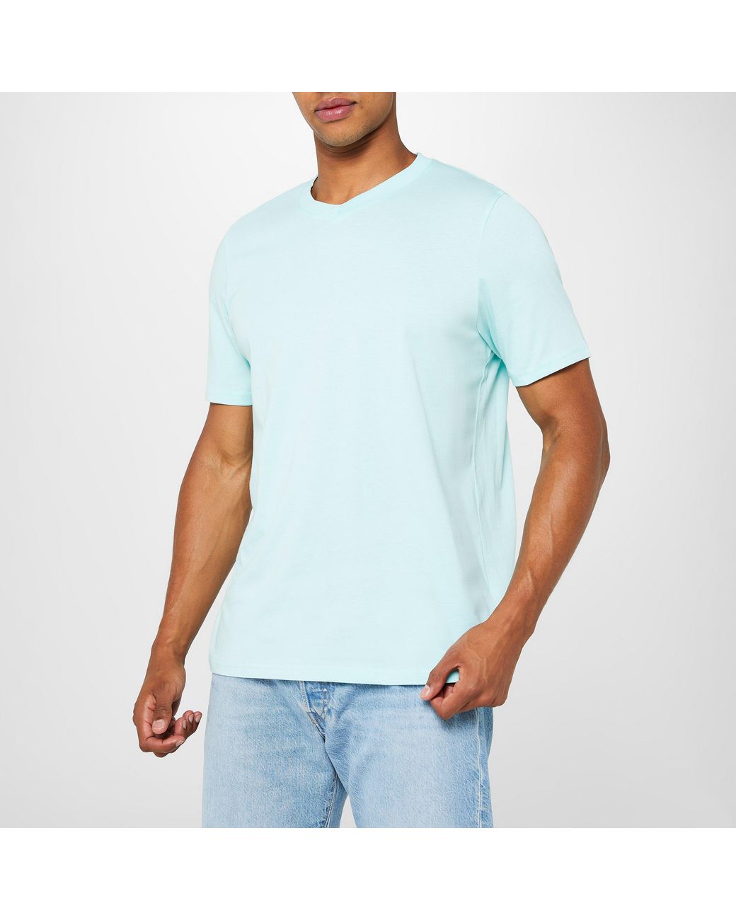 Donnay Blue Three Pack V Neck T Shirt for men