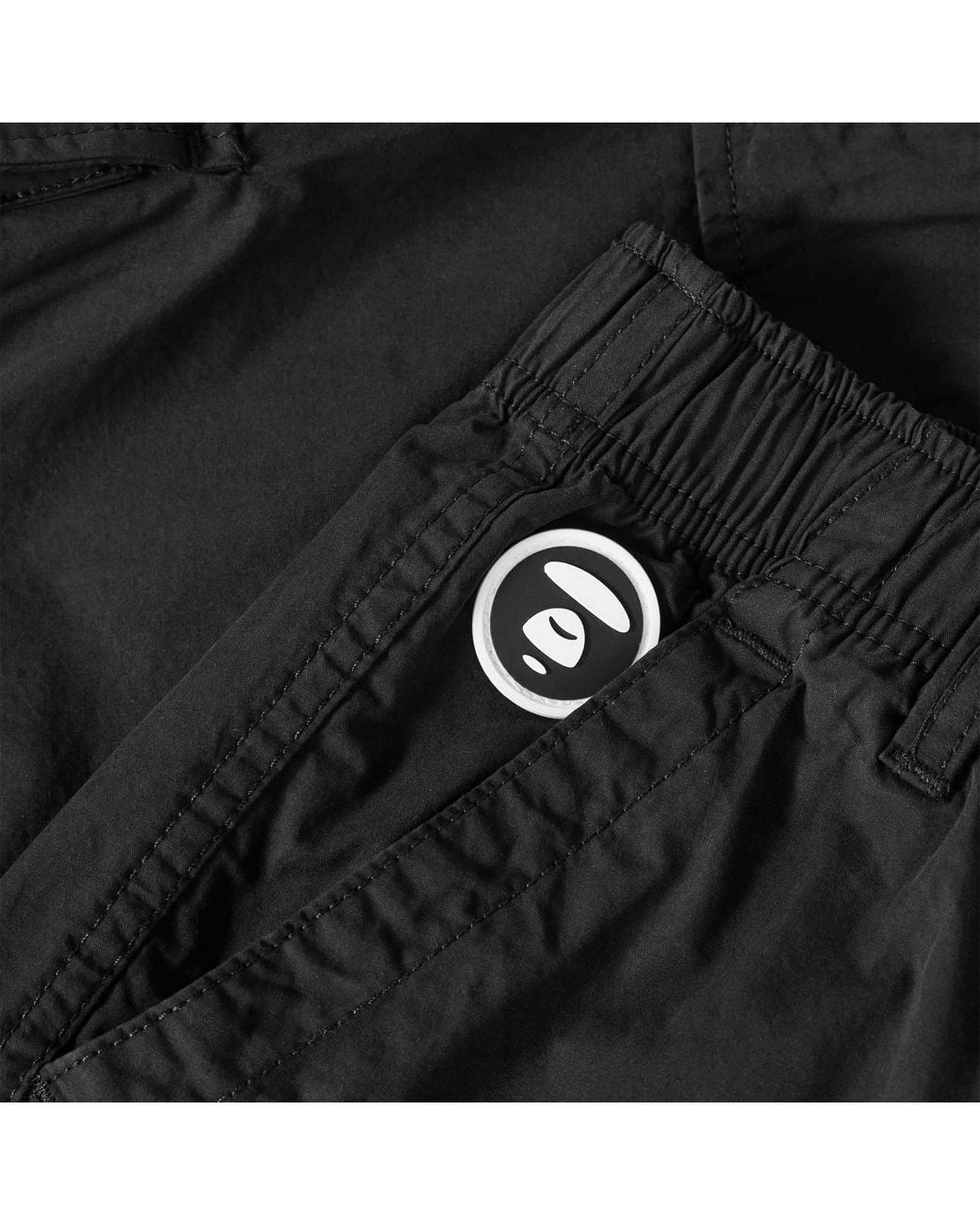 Aape Black Now Cargo Short Sn63 for men