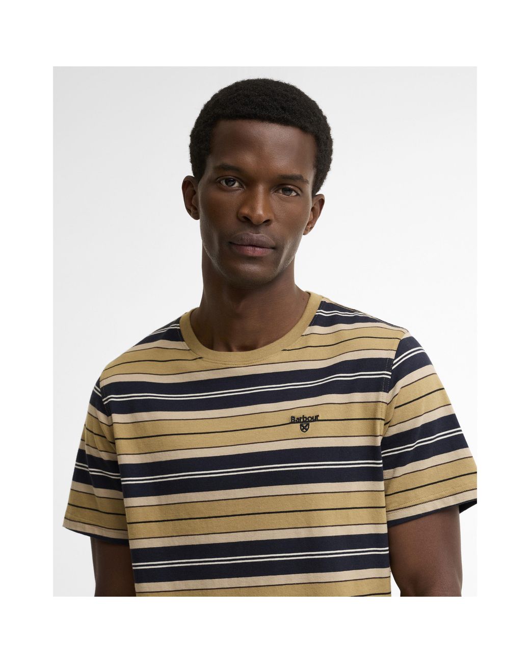 Barbour Multicolor Tartham Modern Heritage Cotton Short-Sleeve T-Shirt for men