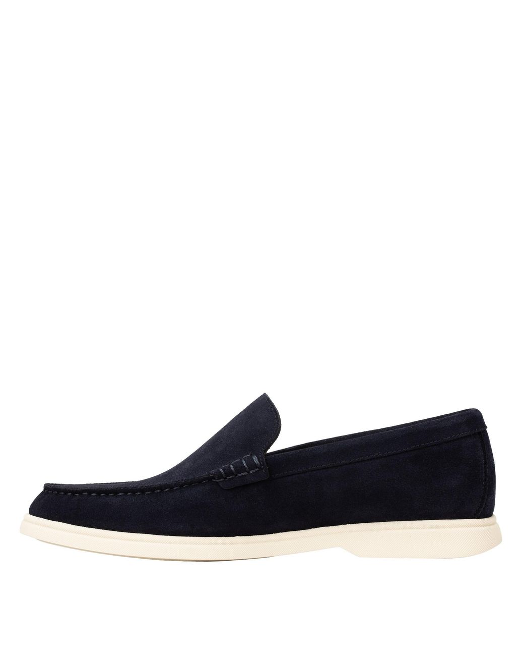 Boss Blue Loafers With Iconic Logo Detail (Sienne) for men