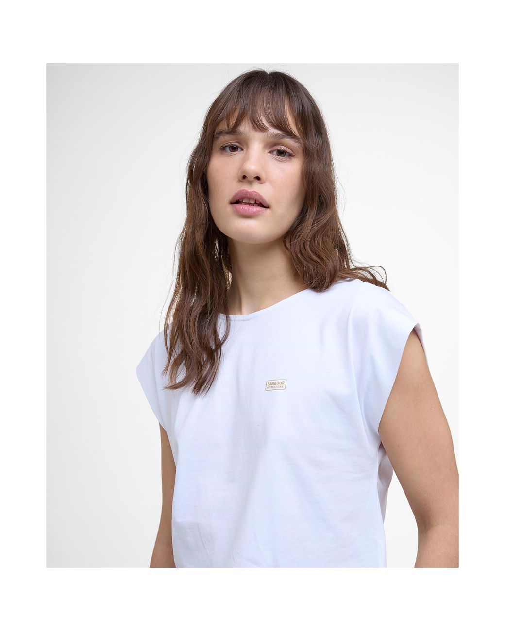 Barbour White B.Intense Natalia Slim Fit T-Shirt