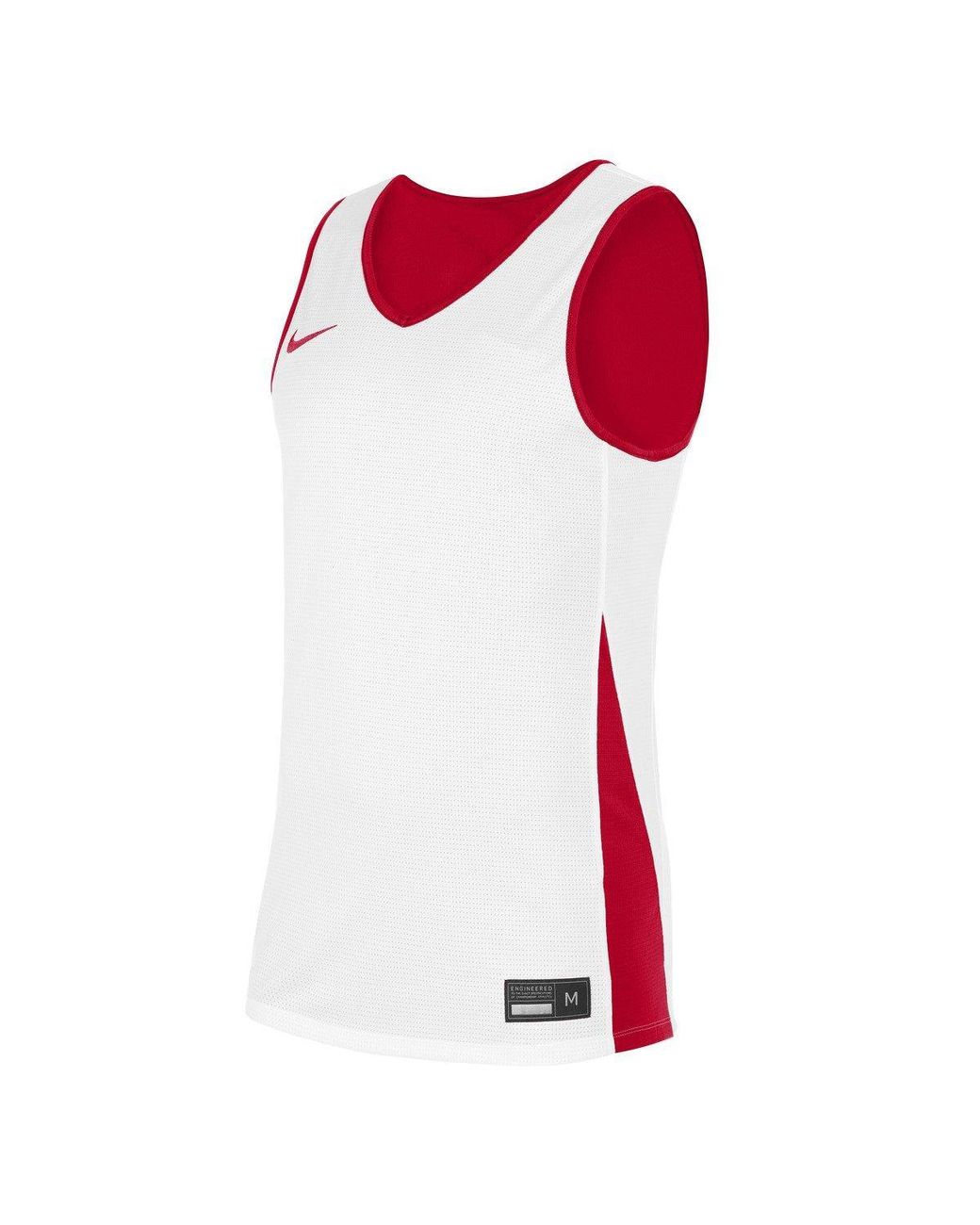 Nike White Performance Basketball Jersey for men