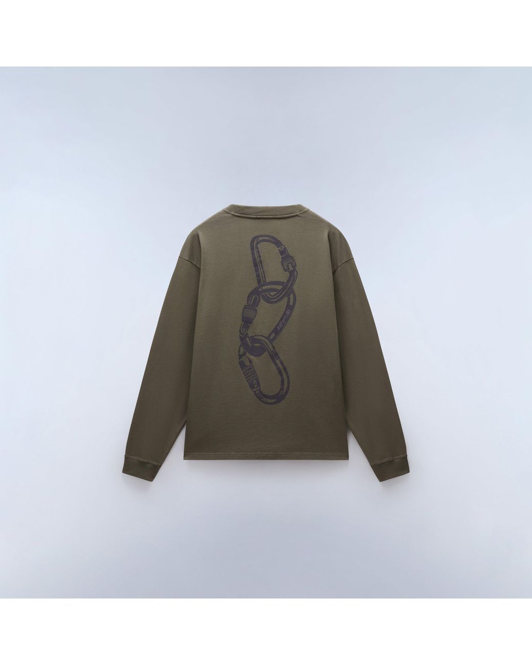 Napapijri Green Coldirai Long Sleeve T-Shirt for men