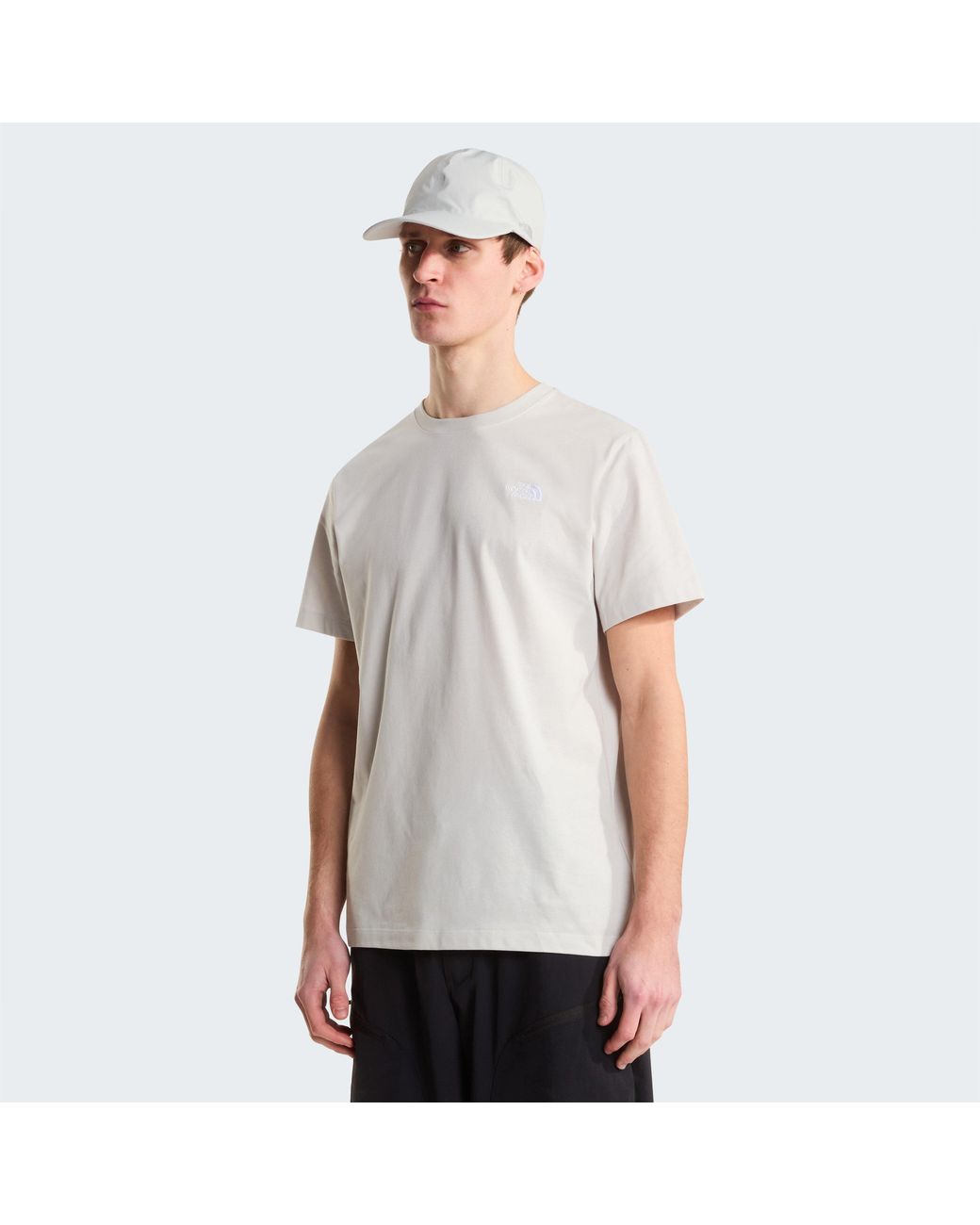 The North Face White Regular Fit Simple Dome T-Shirt for men